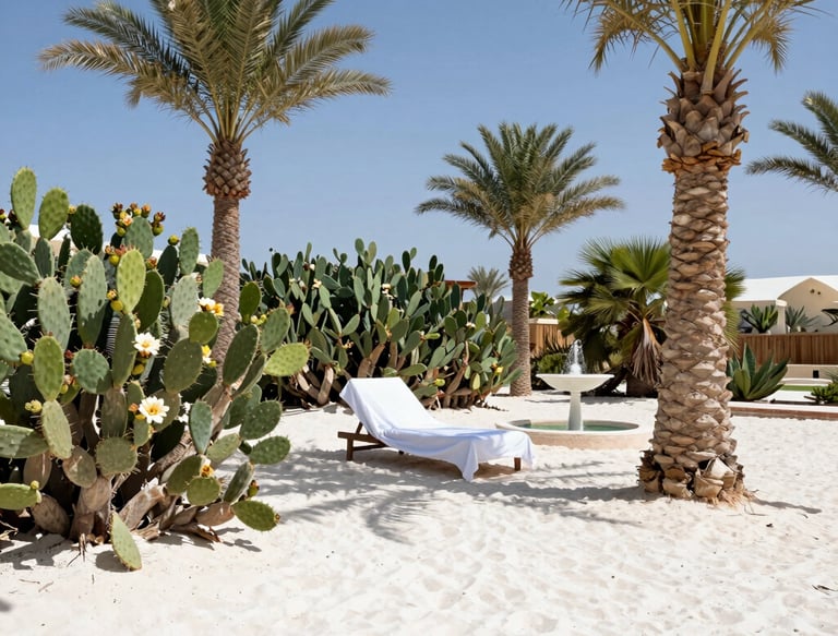 A serene flat lay of natural skincare products on a neutral-toned linen cloth.