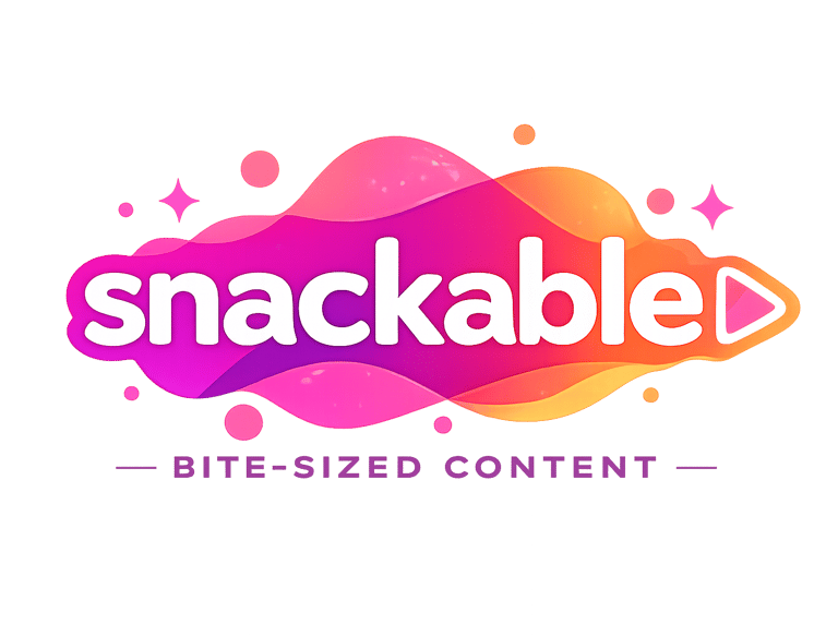 Snackable Studio logo for social media content strategy brand