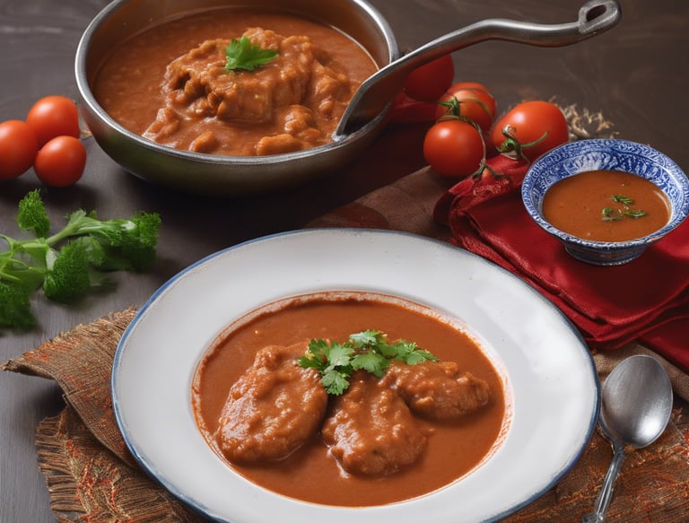 A close-up view of raw chicken pieces in a glass container, with a hand sprinkling red spice powder onto them. A dollop of ginger-garlic paste is also present on the chicken.