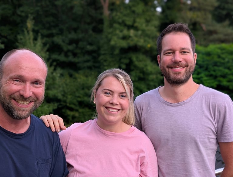 Das Paar & Familie Team Tobias Brand, Larissa Stupp und Oliver Schwermer