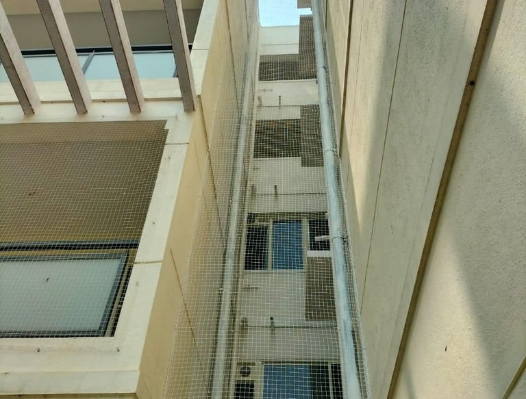 Duct Area nets installation in Bangalore