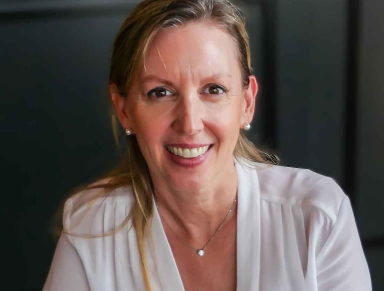 Joanna Truffaut, founder and managing partner of Bond Properties Global, luxury real estate advisor in Dubai and Abu Dhabi.