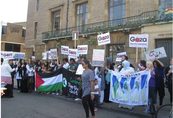 July 2014,protest against Israel’s “Operation protective Edge” assault on Gaza