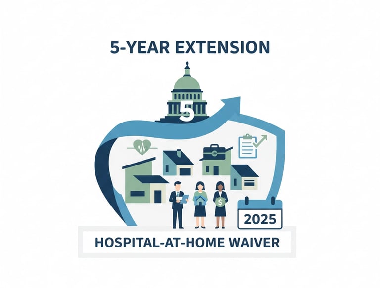 Healthcare professional providing hospital-level care to patient in home setting