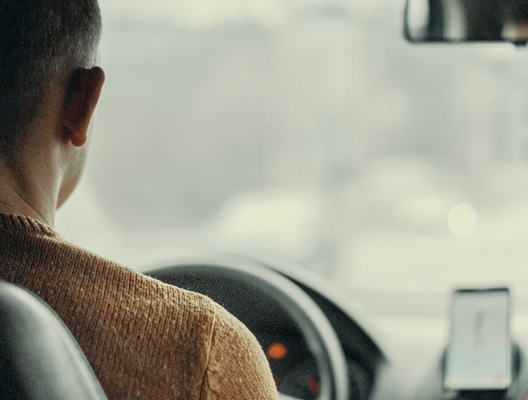 car rider driving