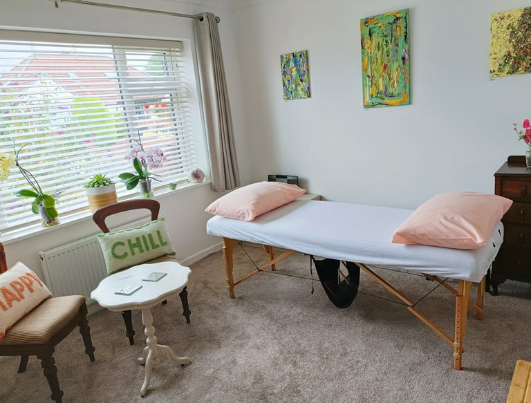 Image inside The Eden Holistic Health Studio, a calming space to help you relax and unwind.