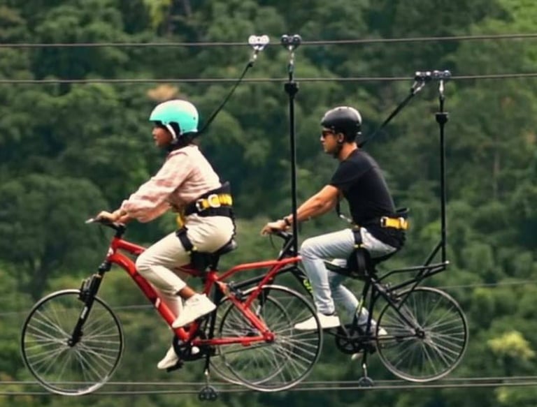 Sky Cycle Zipline by SAM Zipline