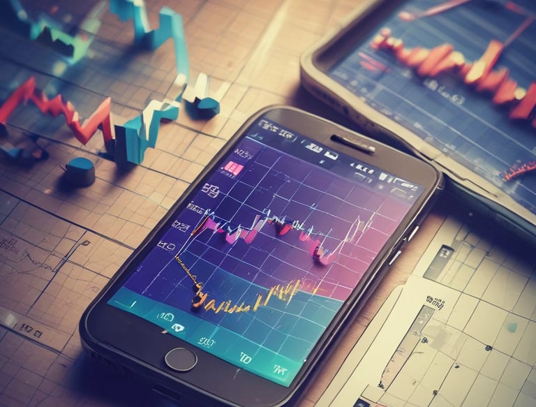 A team of financial analysts discussing market trends.