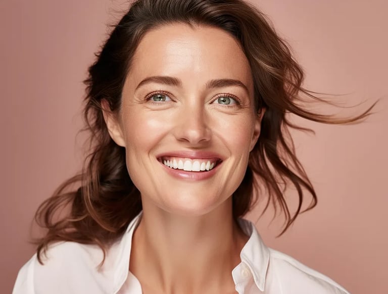 a woman with a white shirt and a white shirt