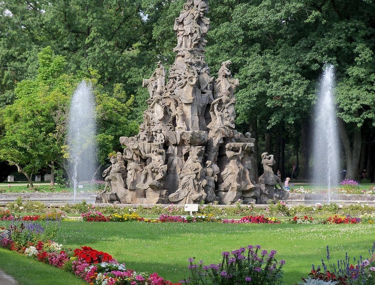 Brunnenanlage im Schlossgarten Erlangen