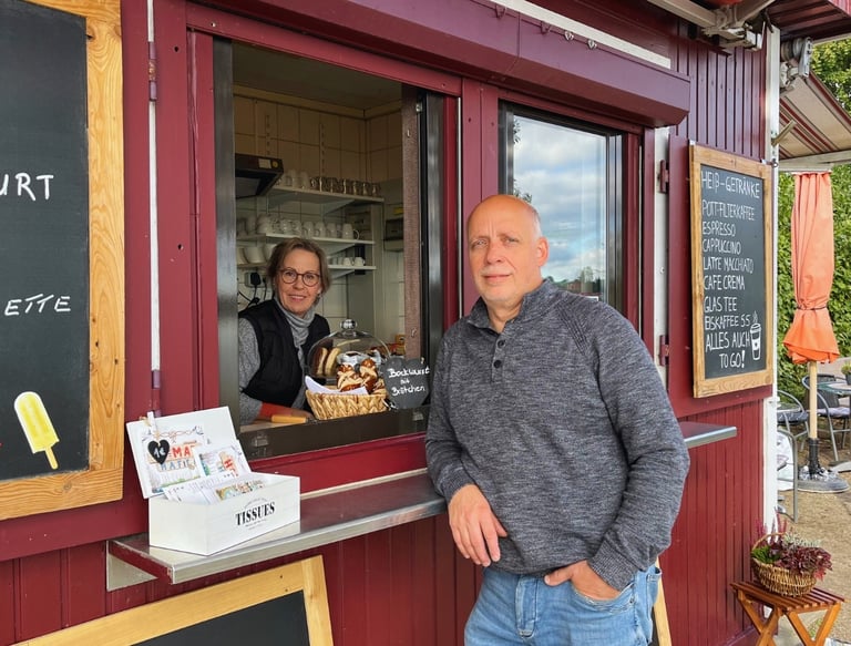 Die Besitzer der Seeperle in Plön Birgit und Karsten Draht