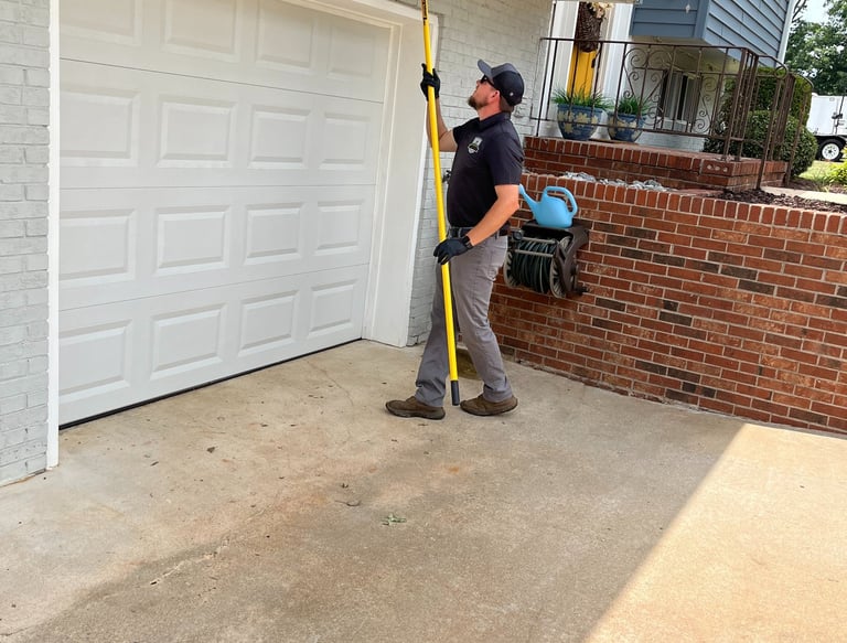 Tlc Upstate Lawn and Pest Service Professional using Web Pole