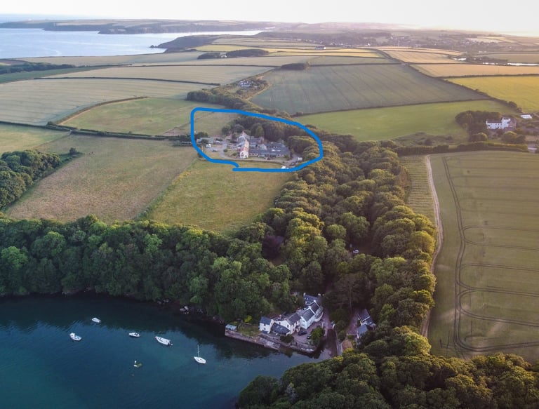 Skerryback farm Sandy Haven ariel drone pembrokeshire