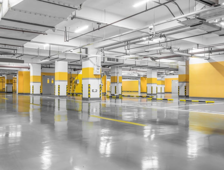 endurecedor de superfície estacionamento