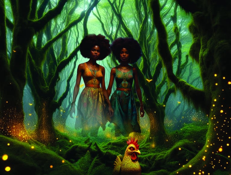 Njeri and Abeba in Romancing The Old