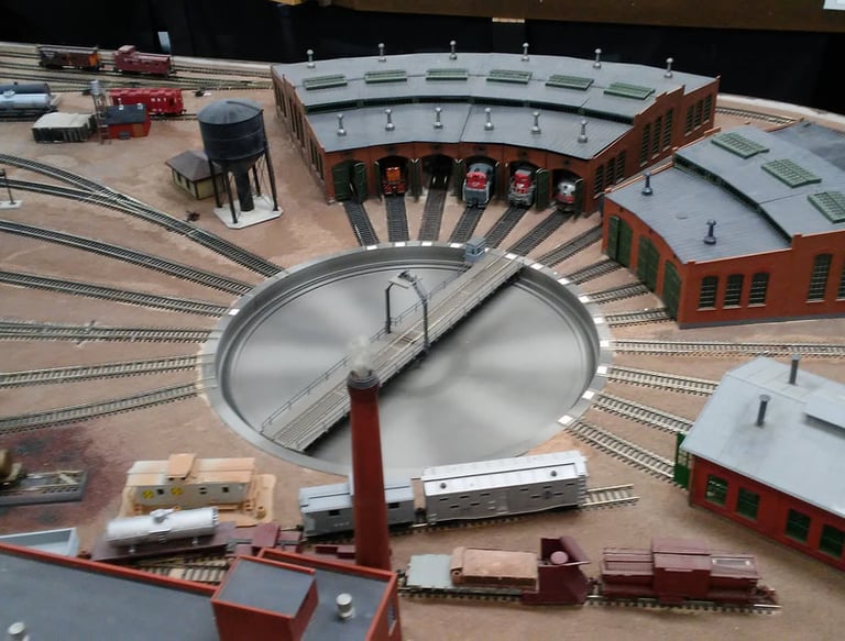 Phoenix Roundhouse include trains and freight cars