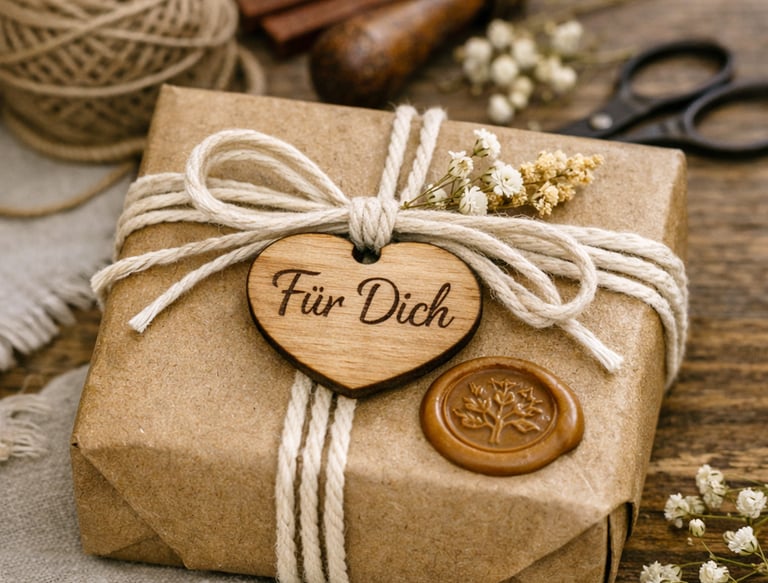 Handgemachte und personalisierte Geschenke im Boho‑Stil – Tellus Design Unikate aus Holz