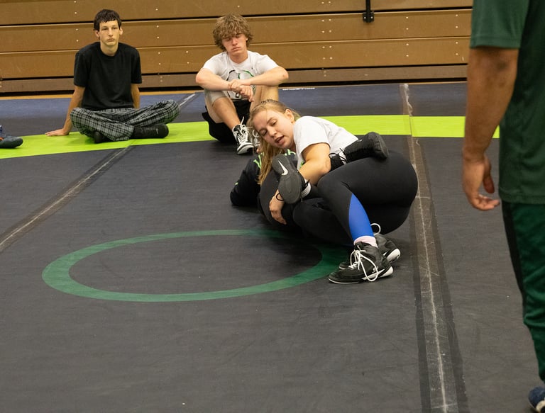 Coach Demonstrating