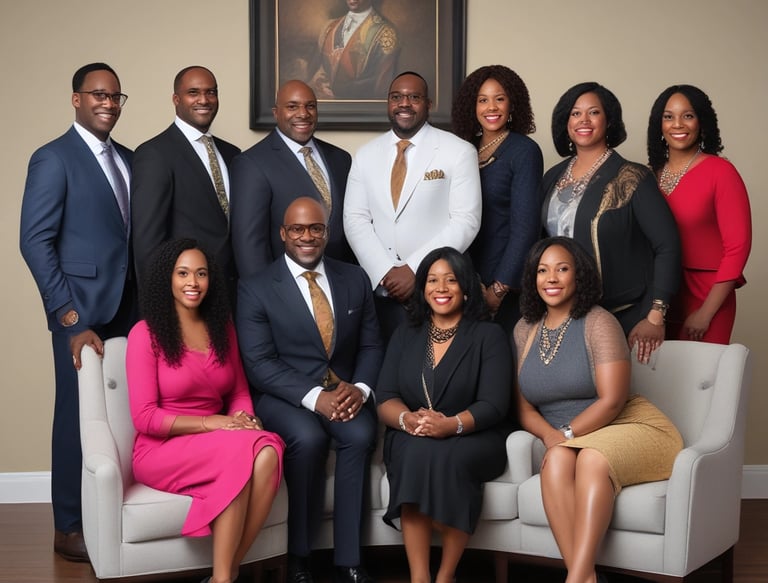 A professional team meeting at the Century Resource Group office.