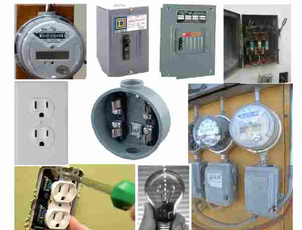 medidores, centro de carga electricista