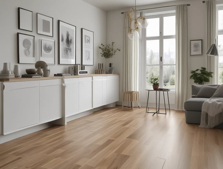 Wooden planks laid out in a parallel arrangement, displaying a textured surface with natural grain patterns.