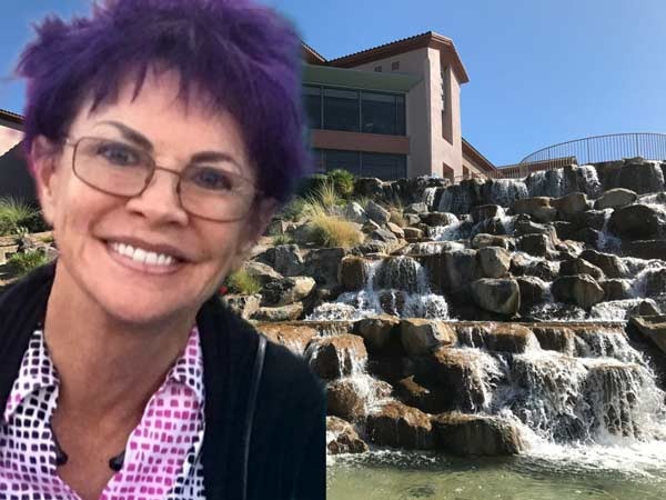 Nona Tobin in front of SCA club