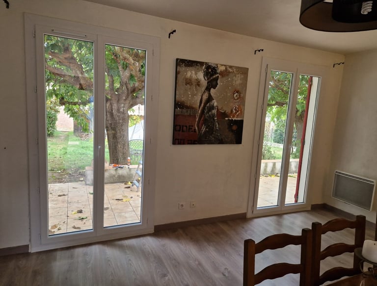 porte fenêtre PVC, réparation et entretien