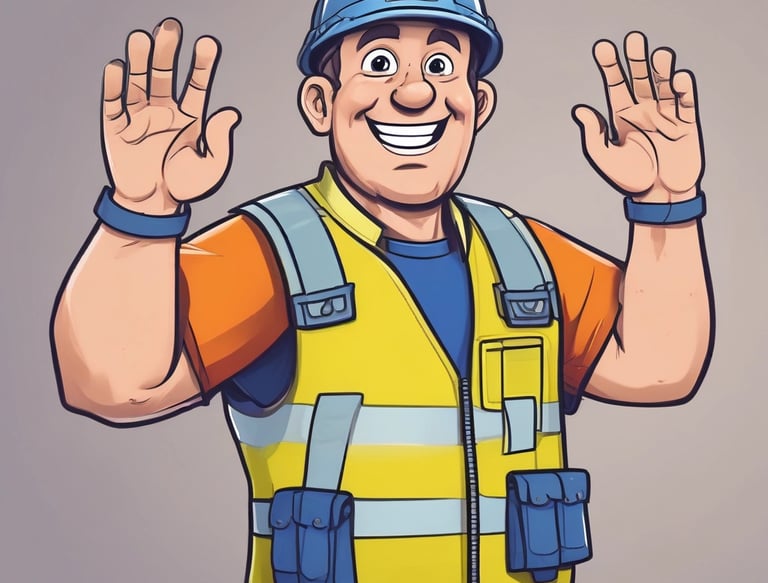 A friendly handyman fixing a leaky tap in a cozy kitchen.