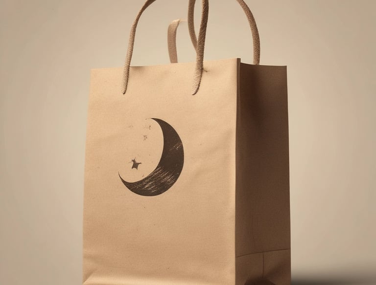 A close-up of an inspiring mug design featuring Islamic art.