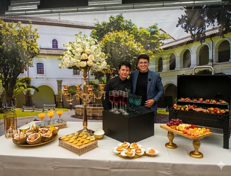 Dueño de Thechefcatering saliendo en teleamazonas