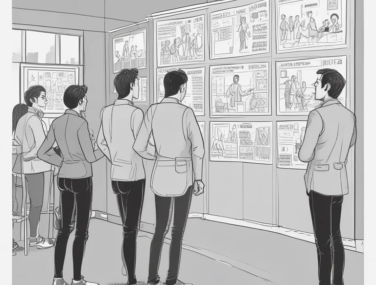 A group of scholars engaged in lively discussion at a previous criminal law conference.