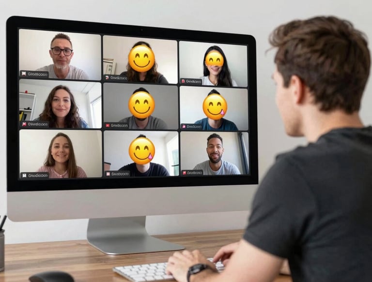 Close-up of hands shaking over a desk with certificates and a laptop.