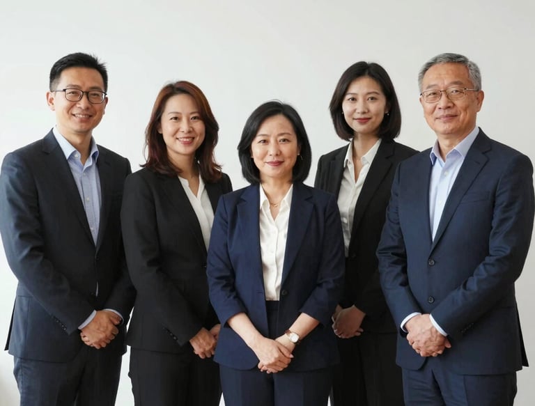 A diverse group of healthcare professionals collaborating around a table.