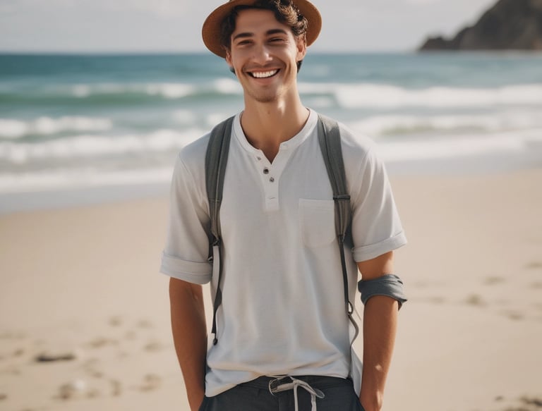 A smiling life coach speaking warmly with a client in a cozy, bright office.