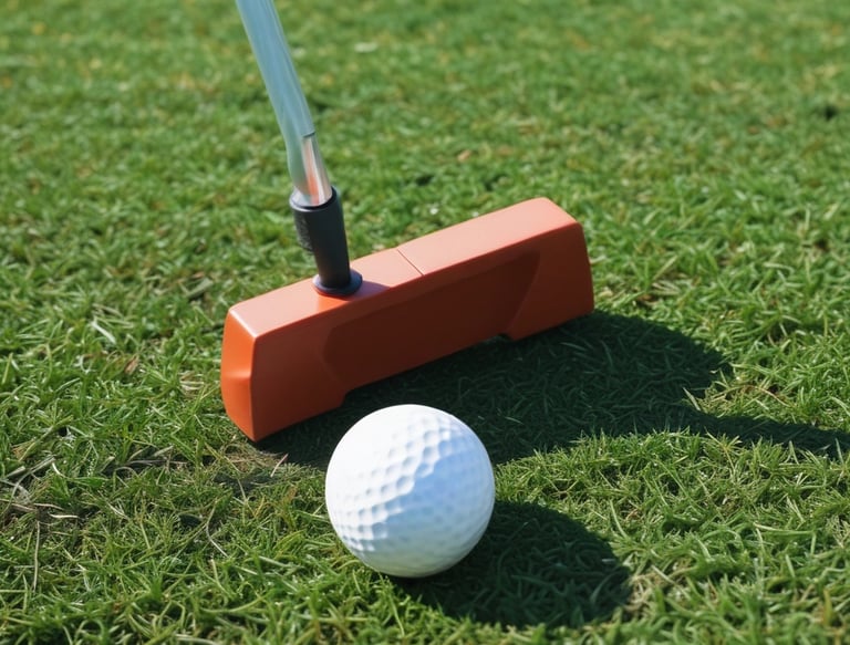 Close-up of petanque balls resting on the gravel court with a cozy cafe backdrop.