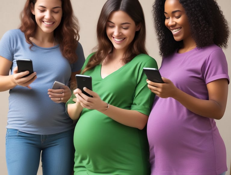 A warm, inviting workspace with a laptop displaying a WhatsApp chat interface.