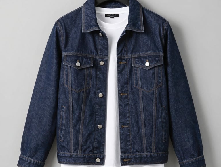 Flat lay of Fear No Soul apparel including a graphic tee and beanie on a rustic wooden table.