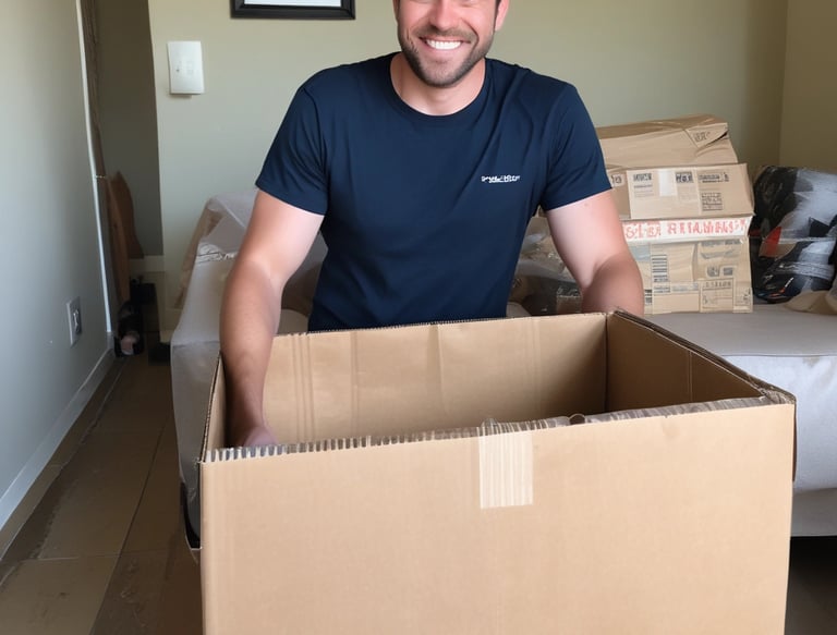 Technician in a factory setting calibrating an industrial measurement device with focused attention.