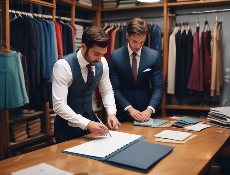 Close-up of hands typing on a keyboard with a booking confirmation page on the screen.