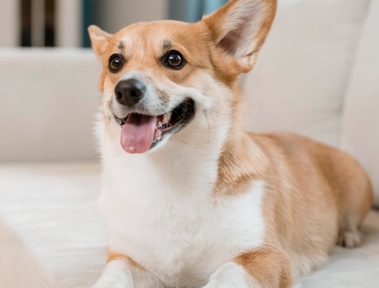 happy dog at Fido's pet sitters Lynnwood Washington