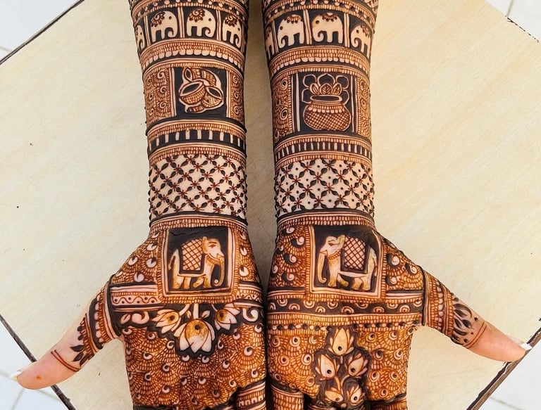 Bridal mehndi
