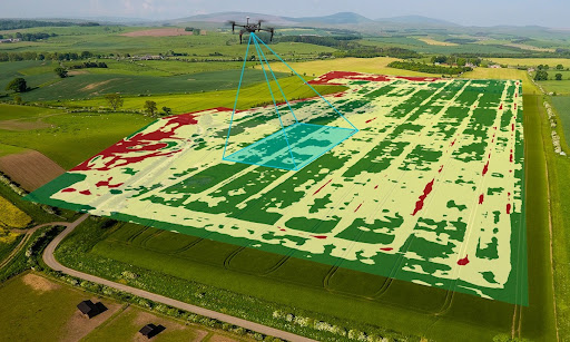 Pasturas analizadas con drone multiespectral