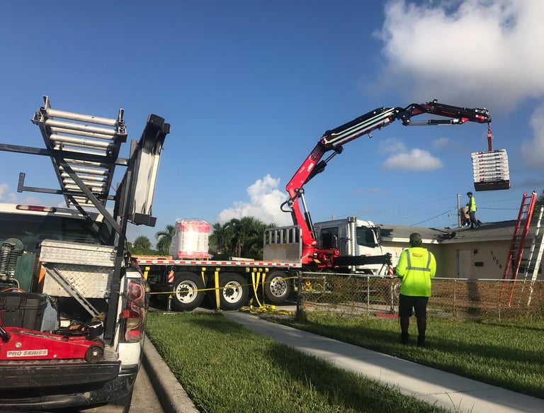 Our guys deliver materials on time everyday!