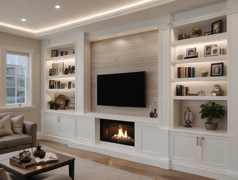 A skilled contractor carefully measuring wood for a custom home renovation project.