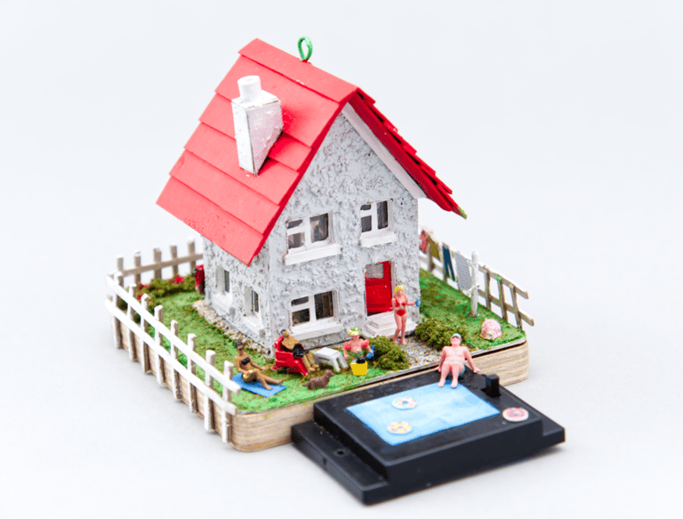 Miniature House Made by Kathleen