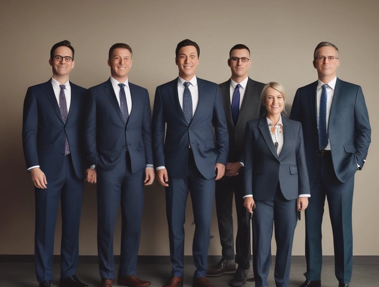 A room with several people seated in folding chairs, attentively facing a presentation area. The environment is professional, likely a seminar or workshop, with 'Product School' illuminated on a wall. Some attendees are taking notes, and a few people are standing, possibly facilitating the event.