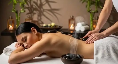 Hot stone massage is a proven therapy that delivers deep relaxation
