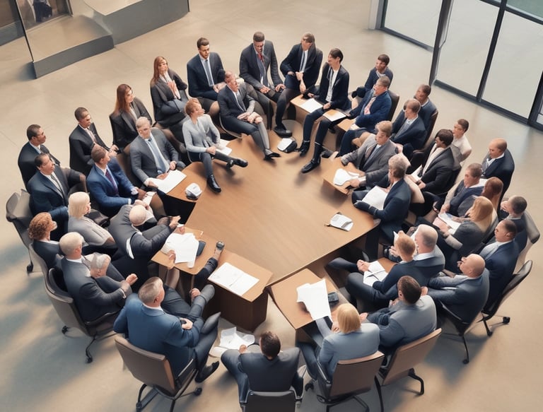 Three men in suits and hats walk past a building with a large marquee sign that reads 'RHUM BOOGIE'. The building has a classic storefront design, and the men appear to be engaged in conversation. In the background, there are posters on the wall, suggesting an urban setting.