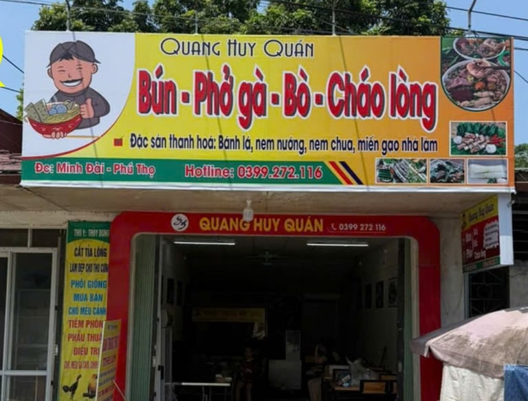 bún phở quang huy quán