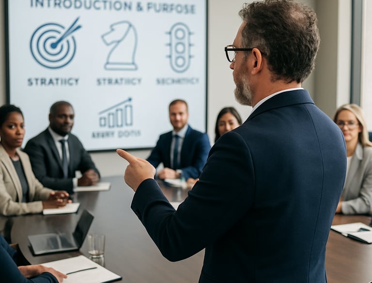 CIO speaking at board meeting